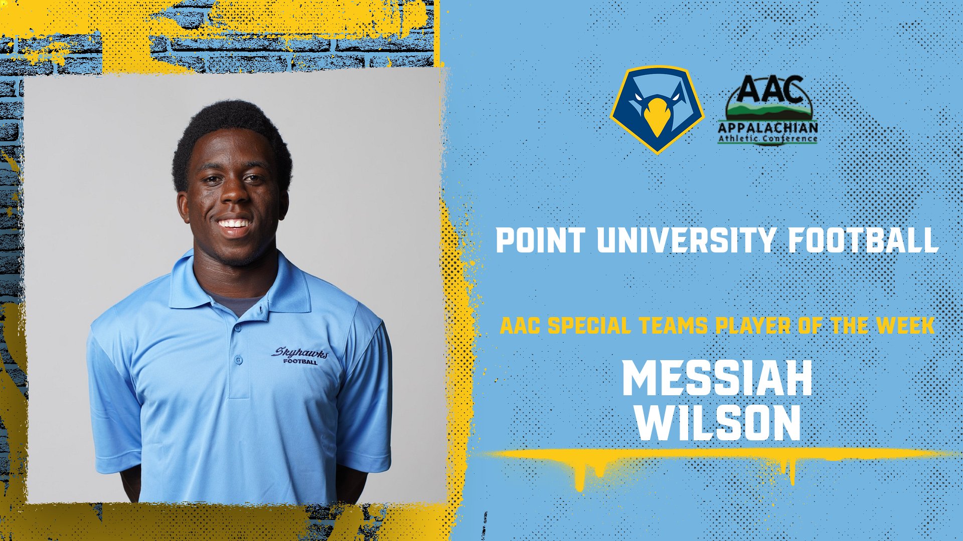 Messiah Wilson Named AAC Special Teams Player of the Week