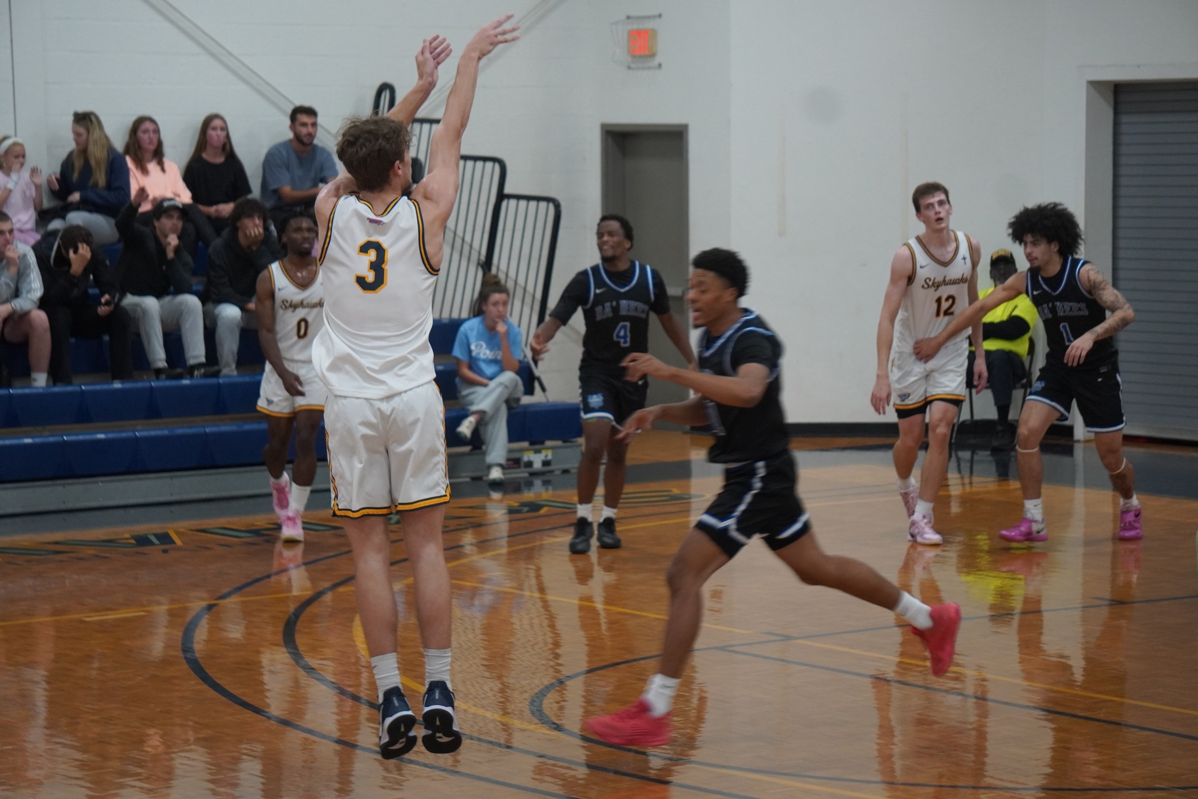 Skyhawks Secure Victory Over Voorhees University Behind Record Tying Shooting Performance